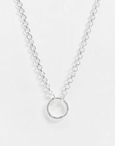 Серебристое ожерелье с подвеской Nylon-Серебряный