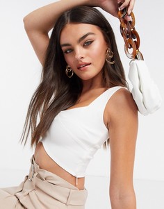 Белый кроп-топ Vesper