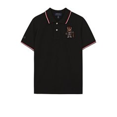 Хлопковое поло с вышивкой Polo Ralph Lauren