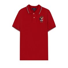 Хлопковое поло с вышивкой Polo Ralph Lauren