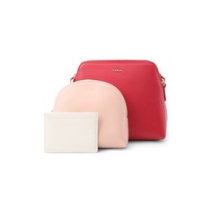 Набор из кожаной сумки-кошелька Boheme с косметичкой и визитницей Furla