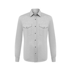 Хлопковая рубашка Brunello Cucinelli