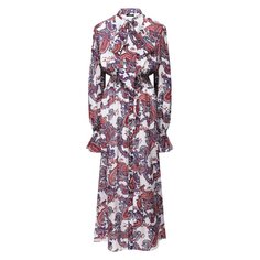 Шелковое платье Balmain