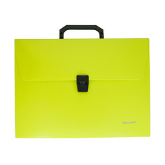 Упаковка портфелей SILWERHOF 322715-02, 1 отд., A4, пластик, желтый неон 14 шт./кор.