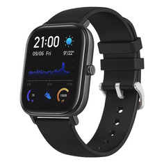Смарт-часы Smarterra SmartLife Alcor, 43.4мм, 1.54", черный / черный [sm-slalcrbl]