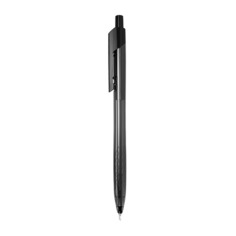 Ручка шариков. Deli Arrow EQ01320 прозрачный/черный d=0.7мм черные автоматическая черный 12 шт./кор.