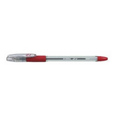 Ручка шариков. Zebra Z-1 (24163) d=0.7мм красные сменный стержень линия 0.5мм резин. манжета красный 12 шт./кор. Зебра