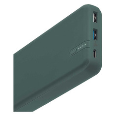 Внешний аккумулятор (Power Bank) Interstep IS PB2060PD, 20000мAч, зеленый [73627]