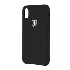 Чехол для смартфона Ferrari Silicone Case для iPhone XS Black