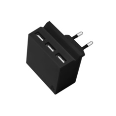 Зарядное устройство USBepower HIDE Mini , 3 IN 1, 3 USB-A, Black