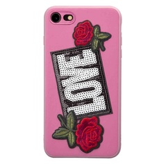 Чехол для смартфона SBS Ladies Love Patch для Apple iPhone 8/7, розовый