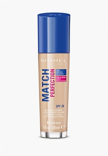 Тональное средство Rimmel Match Perfection 24 HR Moisture Hydratation, тон 082 - Fair Beige, 30 мл