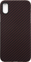 Чехол Barn&Hollis Carbon для iPhone XS Max Matte Red (УТ000020724)