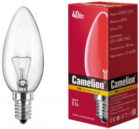 Лампа накаливания Camelion 40/B/CL/E14