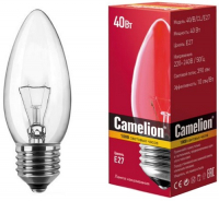Лампа накаливания Camelion 40/B/CL/E27