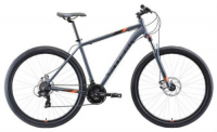 Горный велосипед Stark Hunter 29.2 D 22"/2020, серый/черный/оранжевый (H000016288)