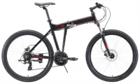 Горный велосипед Stark Cobra 26.2 HD 18"/2020, черный/красный (H000016462)
