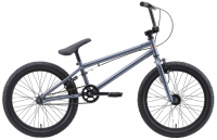 Городской велосипед Stark Madness BMX 1 2020, серый/оранжевый (H000016469)