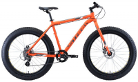 Горный велосипед Stark Fat 26.2 D 20"/2020, оранжевый/серый/белый (H000016406)