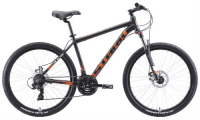 Горный велосипед Stark Indy 26.2 D 16"/2020, черный/оранжевый/белый (H000016292)