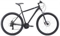 Горный велосипед Stark Hunter 29.2 HD 22"/2020, черный/серый (H000016282)