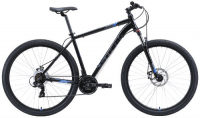 Горный велосипед Stark Hunter 29.2 D 22"/2020, черный/серый/голубой (H000015946)