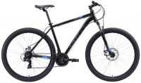 Горный велосипед Stark Hunter 29.2 D 20"/2020, черный/серый/голубой (H000015945)