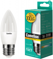 Светодиодная лампа Camelion LED12-C35/830/E27
