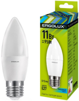 Светодиодная лампа Ergolux LED-C35-11W-E27-4K
