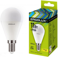 Светодиодная лампа Ergolux LED-G45-11W-E14-3K