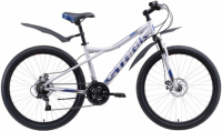 Горный велосипед Stark Slash 26.1 D 14,5"/2020, серый/голубой (H000015967)