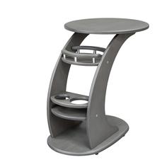 Придиванный столик люкс (leset) серый 73.0x67.0x50.0 см. Milli