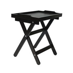 Столик с подносом лотос (комфорт) черный 59.0x62.0x39.0 см. Milli