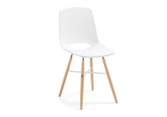Стул kint (la forma) белый 39x83x39 см.