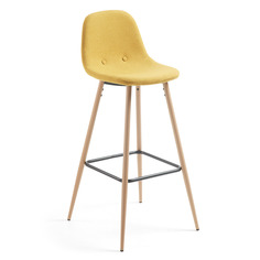 Барный стул nilson (la forma) желтый 47x101x48 см.