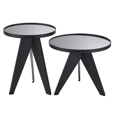 Набор кофейных столиков сarrero (2 шт.) (bergenson bjorn) черный 48.0x41.0x48.0 см.