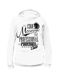 Худи "PFC CSKA Moscow", цвет белый (Мужской, XXXL) ПФК ЦСКА