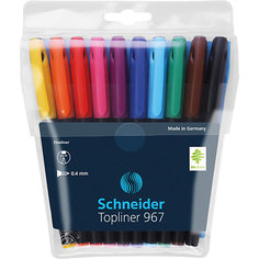 Набор капиллярных ручек Schneider Topliner 967, 10 цветов