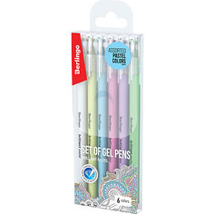 Набор гелевых ручек Berlingo Brilliant pastel, 6 цветов