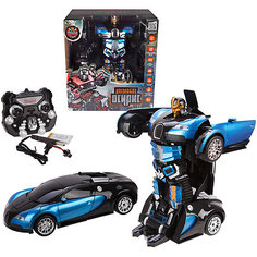 Машина-робот Пламенный мотор "Космобот Осирис", на р/у, сине-черный