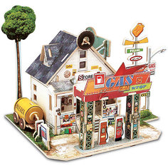 3D пазл Rezark Автозаправочная станция, 57 элементов