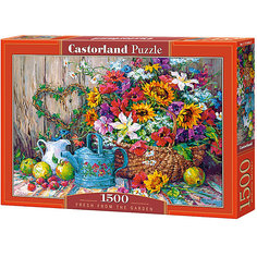 Пазл Castorland "Садовые цветы" 1500 деталей
