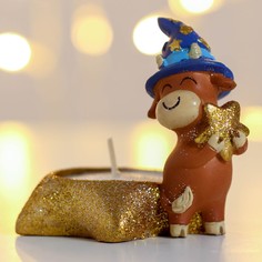 Подсвечник со свечой Зимнее волшебство