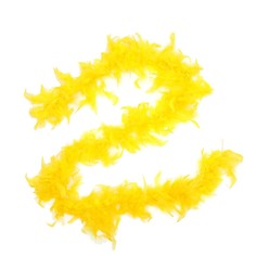 Карнавальный шарф-перо, 180 см, цвет жёлтый Страна Карнавалия