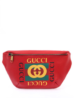 Кожаная поясная сумка Gucci