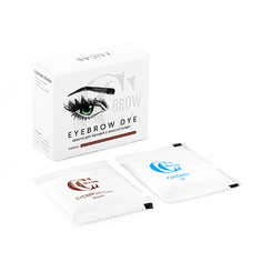 Lucas Cosmetics, Краска для бровей CC Brow 1+1, коричневая