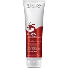 Domix, Шампунь-кондиционер для ярких красных оттенков Shampoo and Conditioner Brave Reds Color Care, 275 мл Revlon