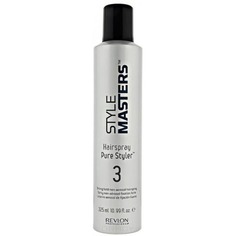 Domix, Профессиональный лак для волос неаэрозольный сильной фиксации Hairspray Pure Styler, 325 мл Revlon