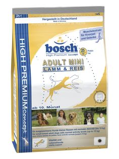 Сухой корм Bosch мелких пород, ягненок/рис, 3 кг