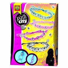 Набор SES-creative Pink City Браслеты с бусинками